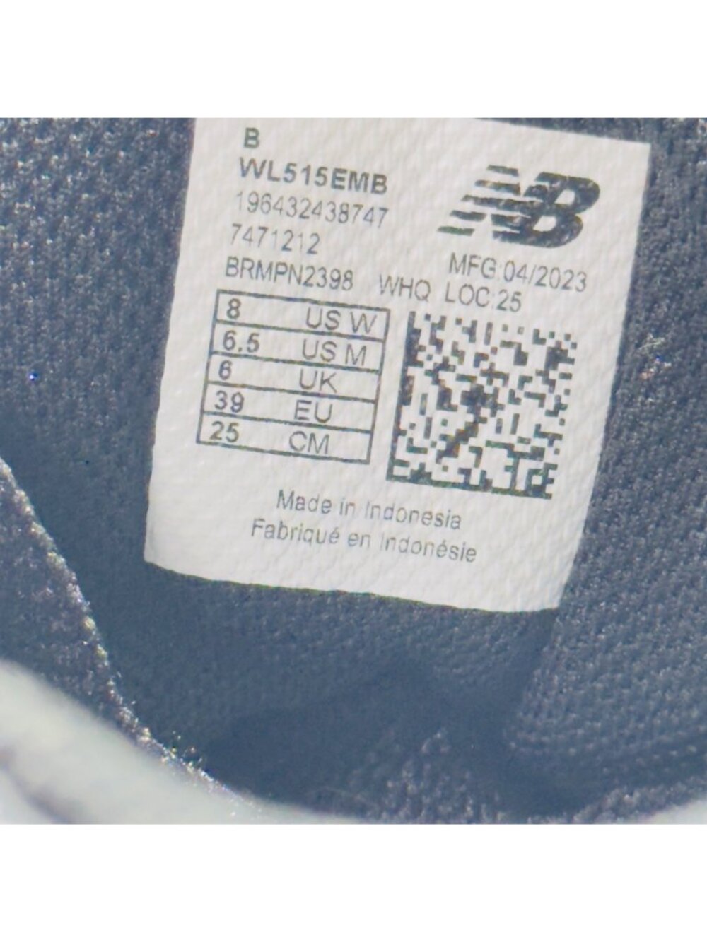 NEW BALANCE Women's 515 Sneakers Black Mesh Suede Comfort Inserts US 8 EU 39 - Picture 7 of 8